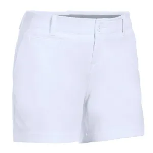 Womens Fitted White Athletic Golf Shorts Size 12