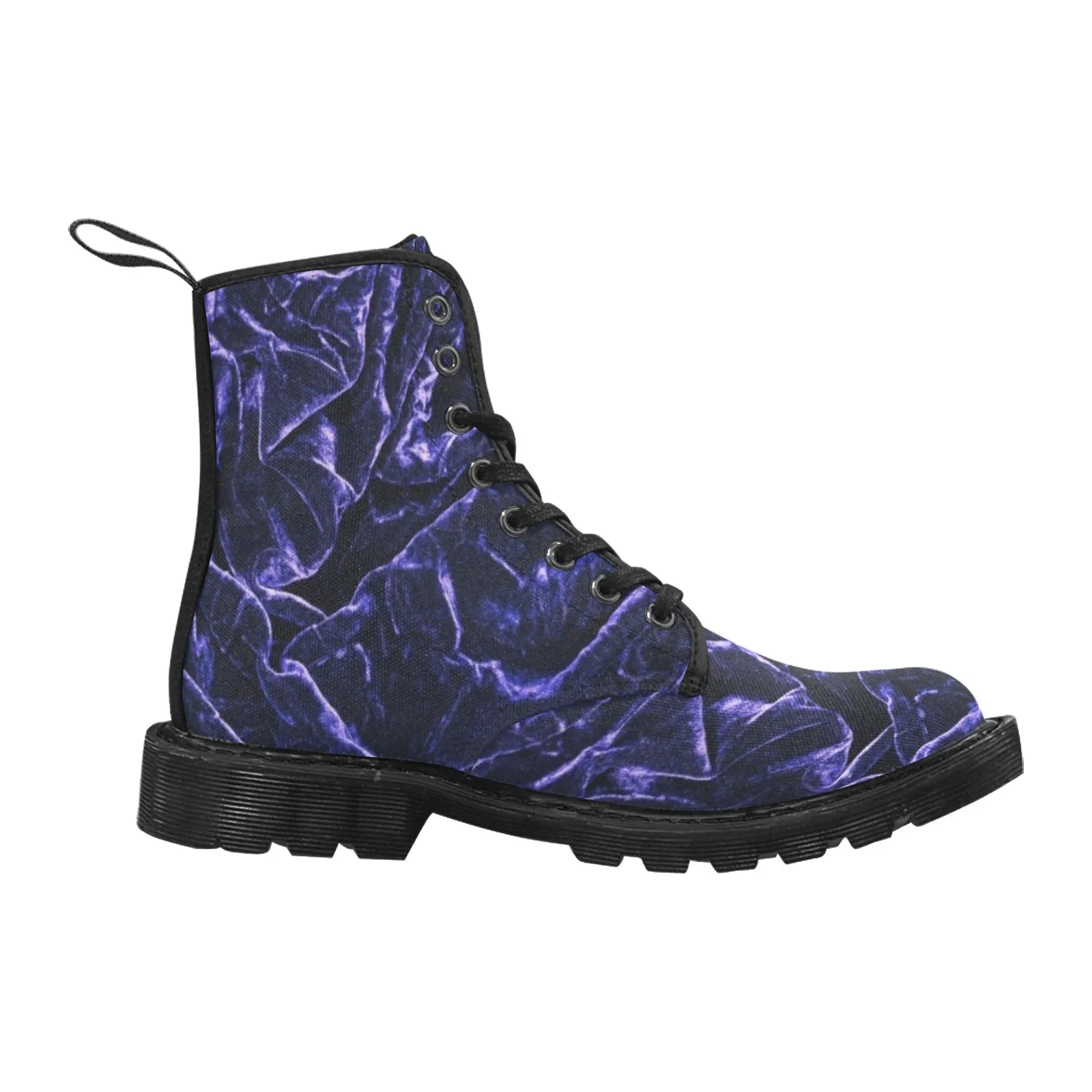 Women's Lace Up Velvet 2 Boots