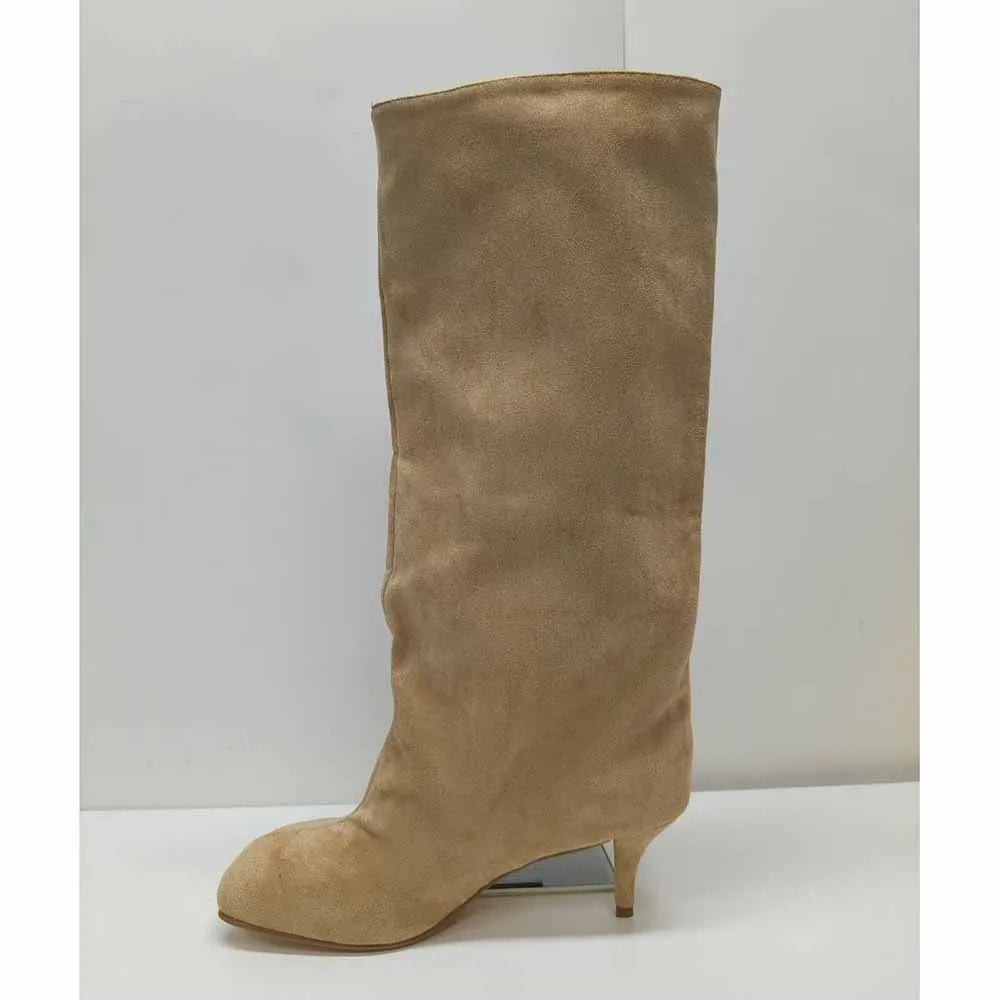 Women's Slip-on Suede Boots