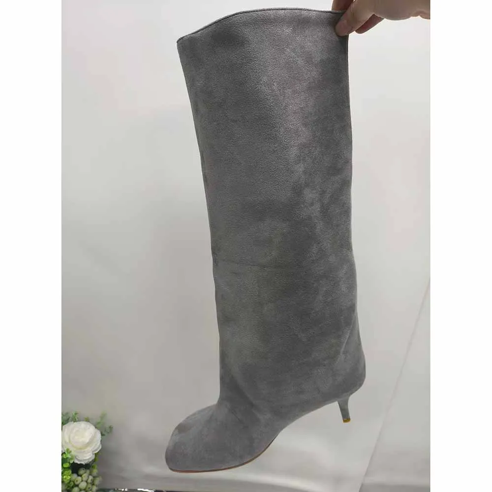 Women's Slip-on Suede Boots