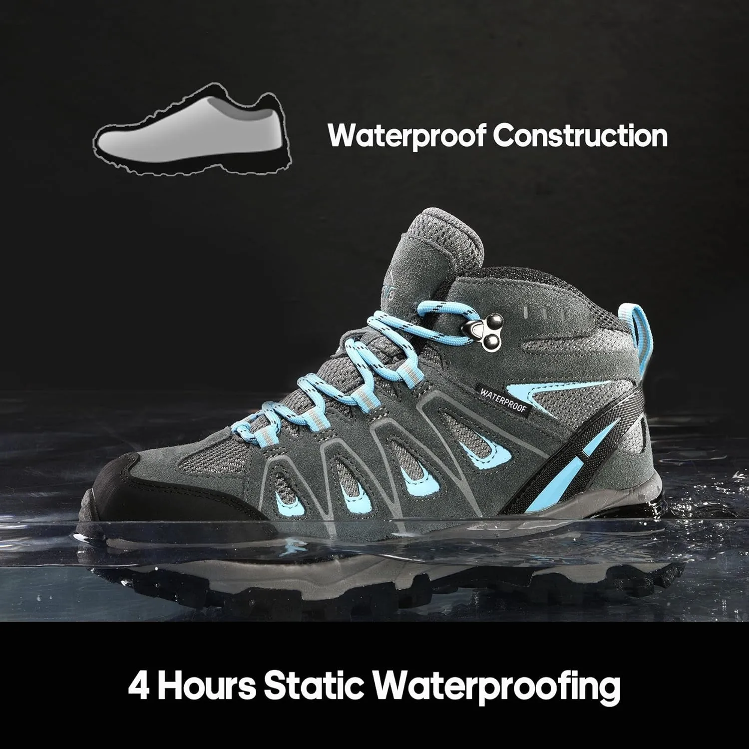 women's waterproof hiking boots for trekking and camping