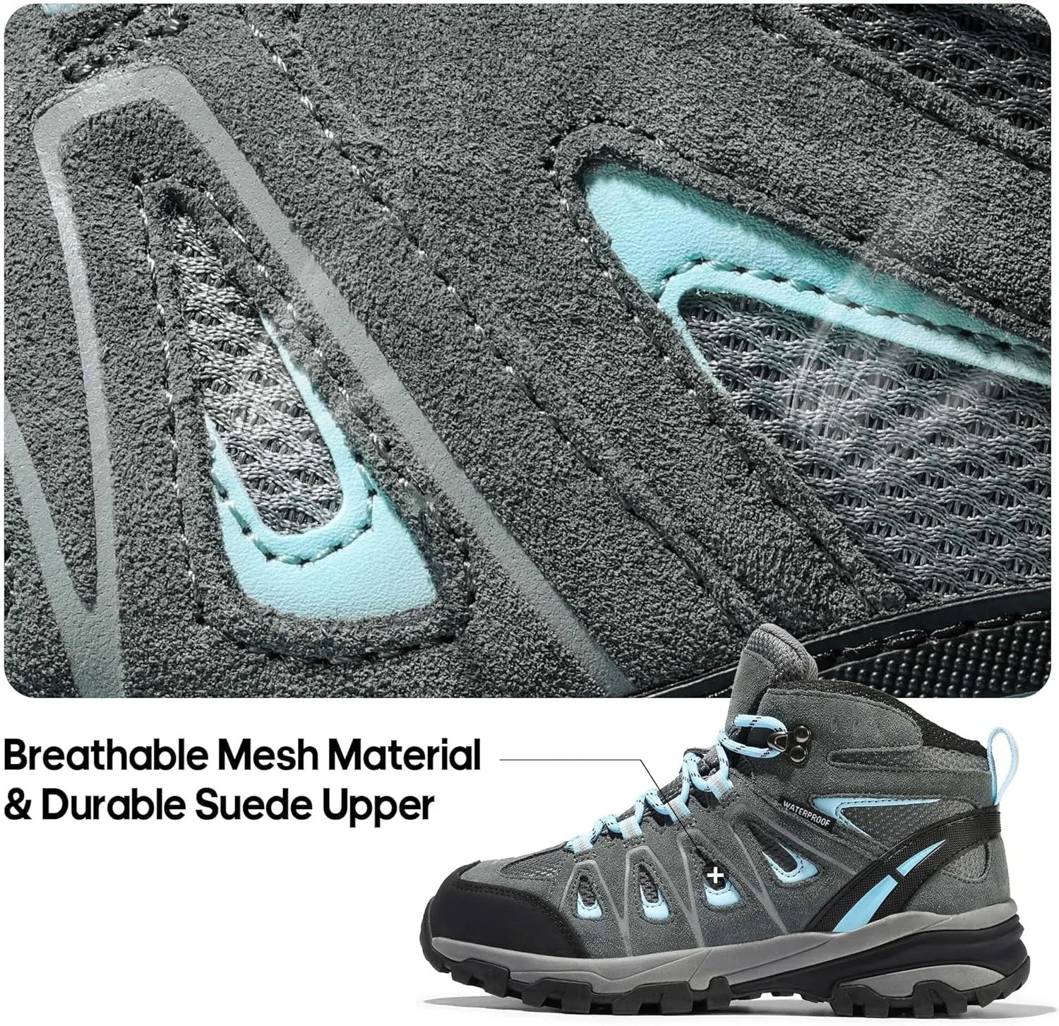 women's waterproof hiking boots for trekking and camping
