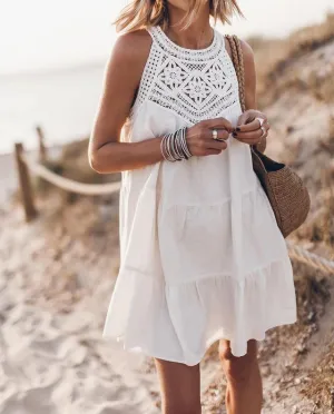 Yara - Crochet Detail Summer Dress