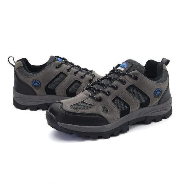 YG46170 Breathable Flat Heel Outdoor Climbing Shoes Outdoor Sports Camping Walking Hiking Trekking Gym Sneakers For Men Male
